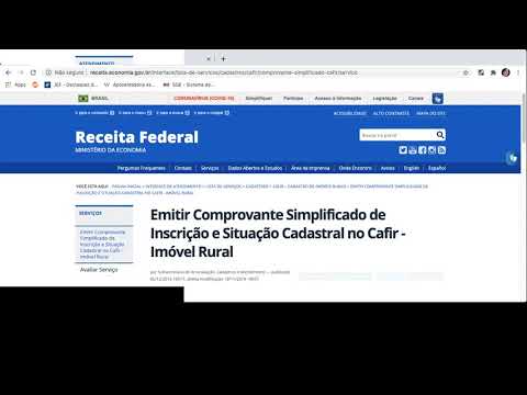 Consulta Imóvel Rural – CAFIR