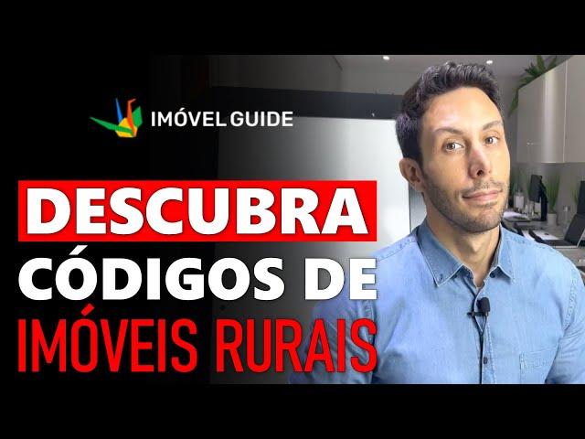 Como DESCOBRIR o CÓDIGO de um IMÓVEL RURAL?