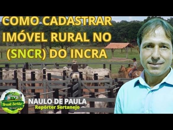 COMO CADASTRAR IMÓVEL RURAL NO (SNCR) DO INCRA? #dicas