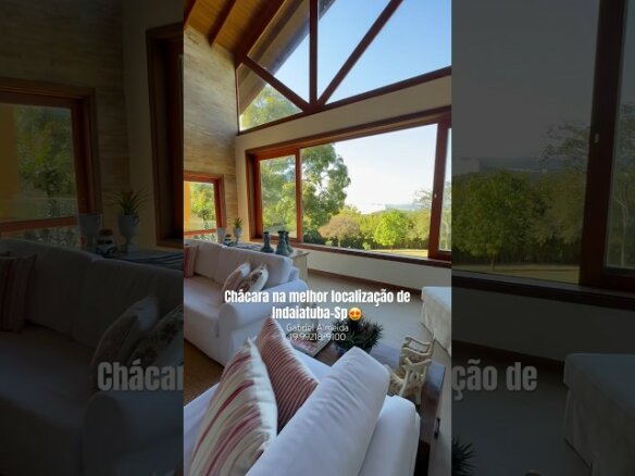 CHÁCARA A VENDA EM CONDOMÍNIO FECHADO EM INDAIATUBA | GABRIEL ALMEIDA CORRETOR DE IMÓVEIS INDAIATUBA