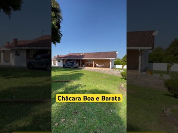 Chácara com Rio na Divisa | Porteira Fechada