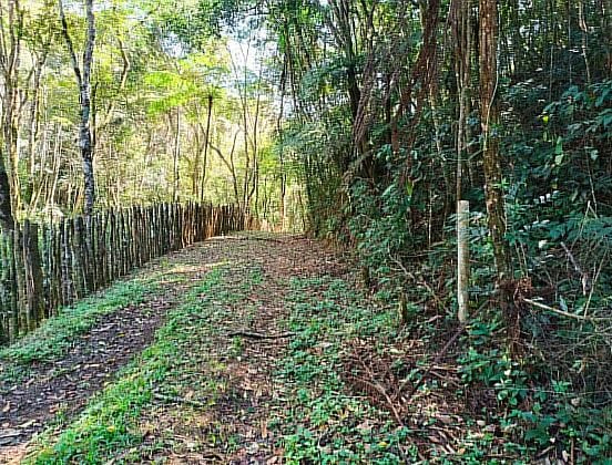 Terreno lote em Juquitiba de 2.000M² de área plana com água, luz, internet fibra e um riacho no entorno