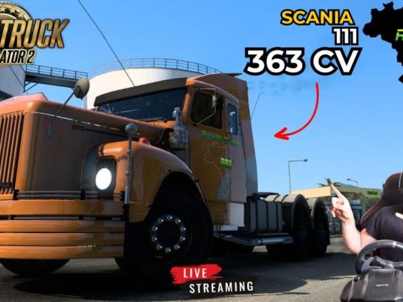 🔴 A LENDÁRIA SCANIA 111 CONHECIDA COMO JACARÉ  |  MAPA RBR | BORA VER O QUÃO POTENTE ELA É! 🔴