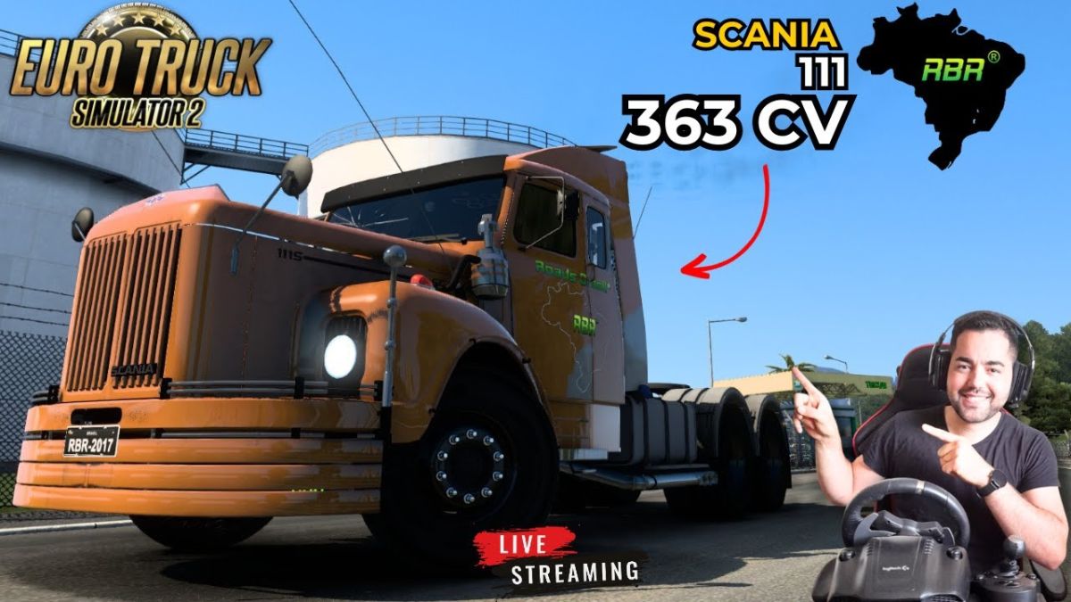 🔴 A LENDÁRIA SCANIA 111 CONHECIDA COMO JACARÉ  |  MAPA RBR | BORA VER O QUÃO POTENTE ELA É! 🔴