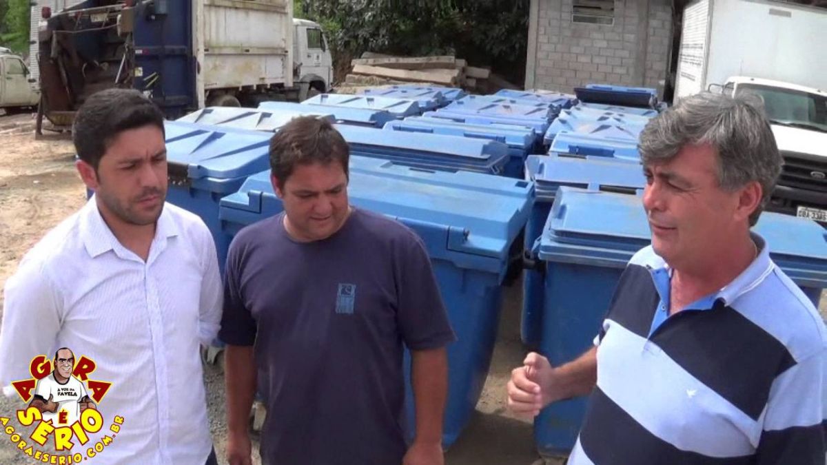 AGORA É SÉRIO SÃO LOURENÇO DA SERRA APRESENTA AS LIXEIRAS CONTAINER