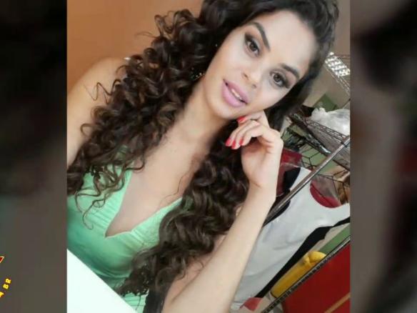 AMANDA NUNES MODELO DE SÃO LOURENÇO DA SERRA NO PROGRAMA SILVIO SANTOS