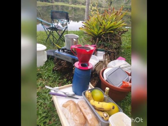 Acampamos sozinhos na Represa São Lourenço da Serra sp