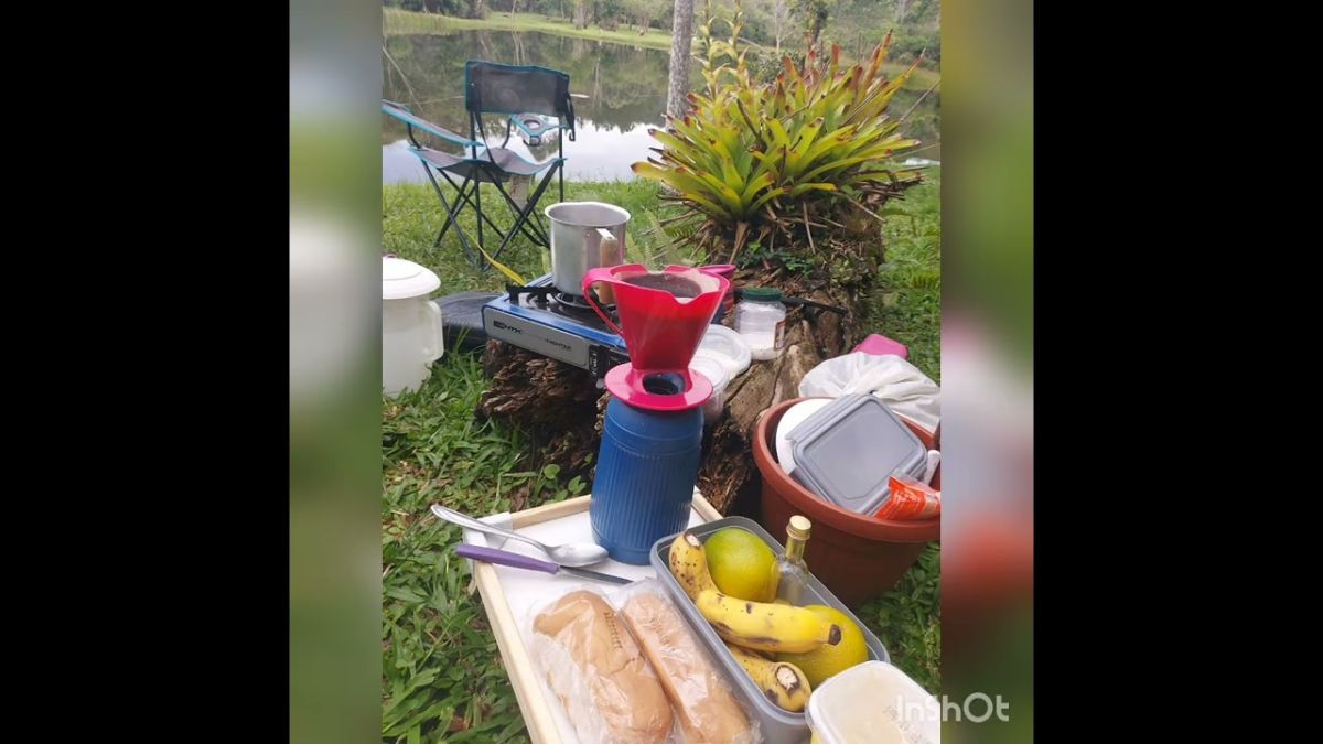 Acampamos sozinhos na Represa São Lourenço da Serra sp