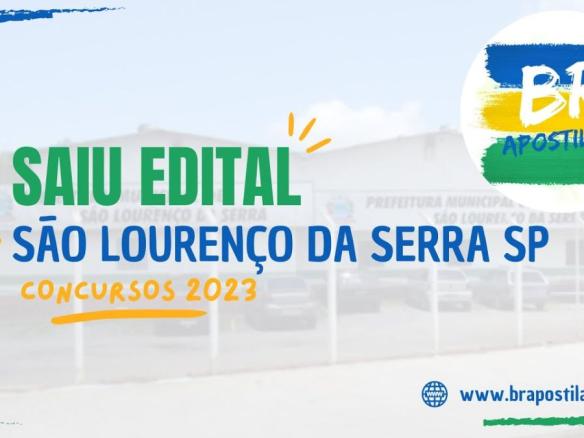 Apostila PREFEITURA DE SÃO LOURENÇO DA SERRA SP 2023 Enfermeiro