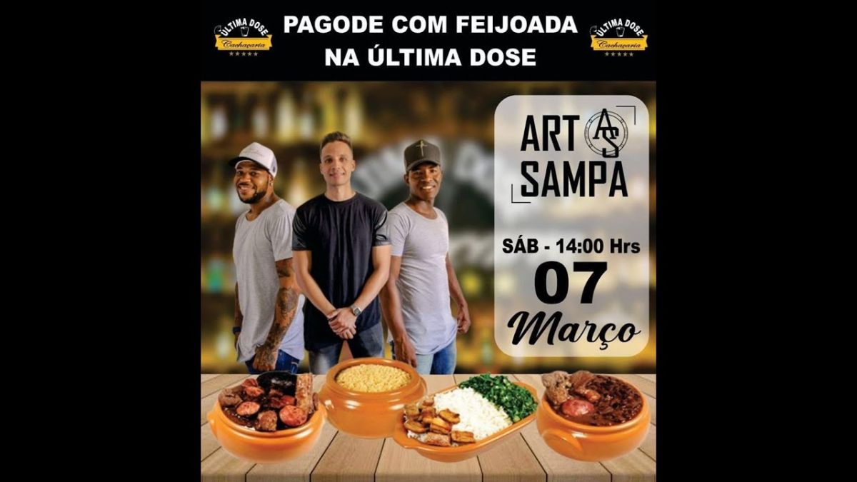 Art Sampa em São Lourenço da Serra nesse sábado dia 7 na cachaçaria Última dose