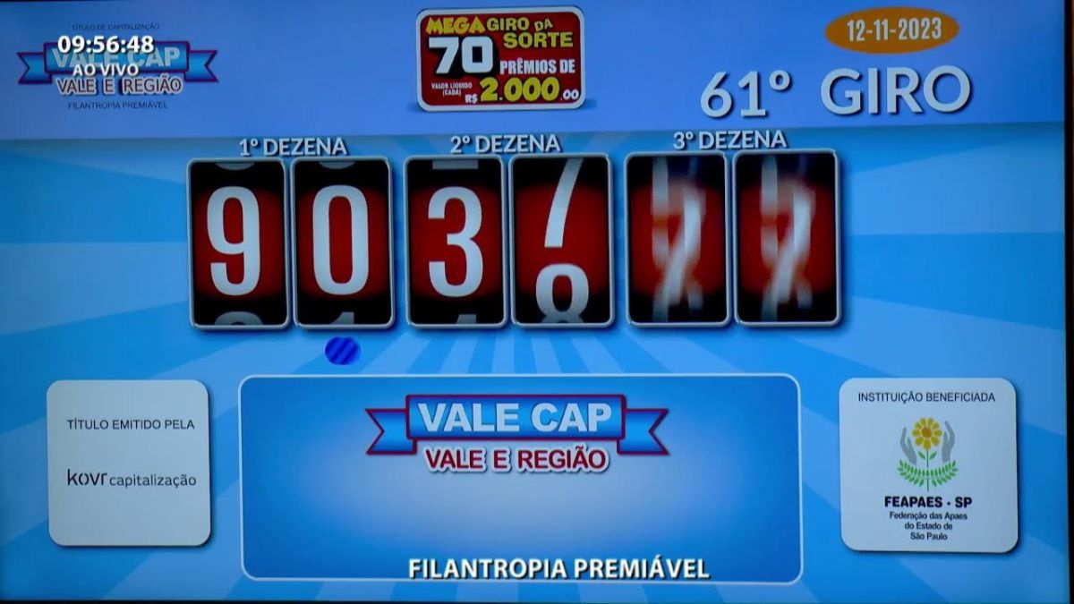 DIA DA SORTE🍀| AO VIVO – 12/11/23 🤞