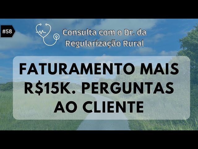 Imóvel Rural Regular.  O que perguntar?