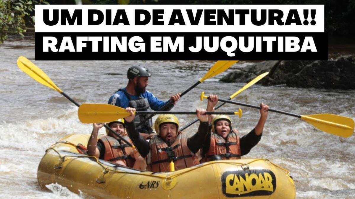 JUQUITIBA | MINHA PRIMEIRA VEZ NO RAFTING | ADRENALINA