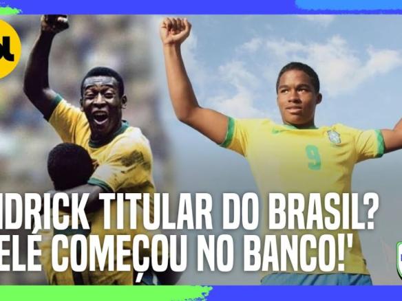 PVC: ‘SE PELÉ ESTREOU NA SELEÇÃO BRASILEIRA SAINDO DO BANCO, ENDRICK TAMBÉM PODE’