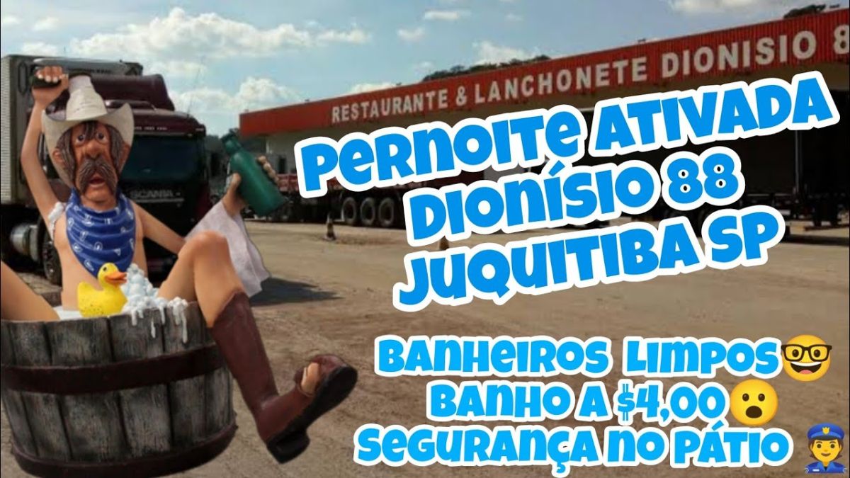 Parada para Pernoite “Dionísio 88 Juquitiba SP” Um excelente Ponto de Apoio ao Motorista…