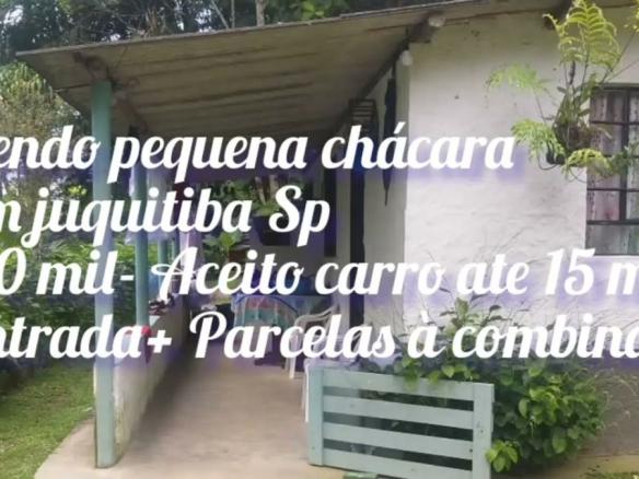 Pequena chácara em Juquitiba Sp por 110 mil.