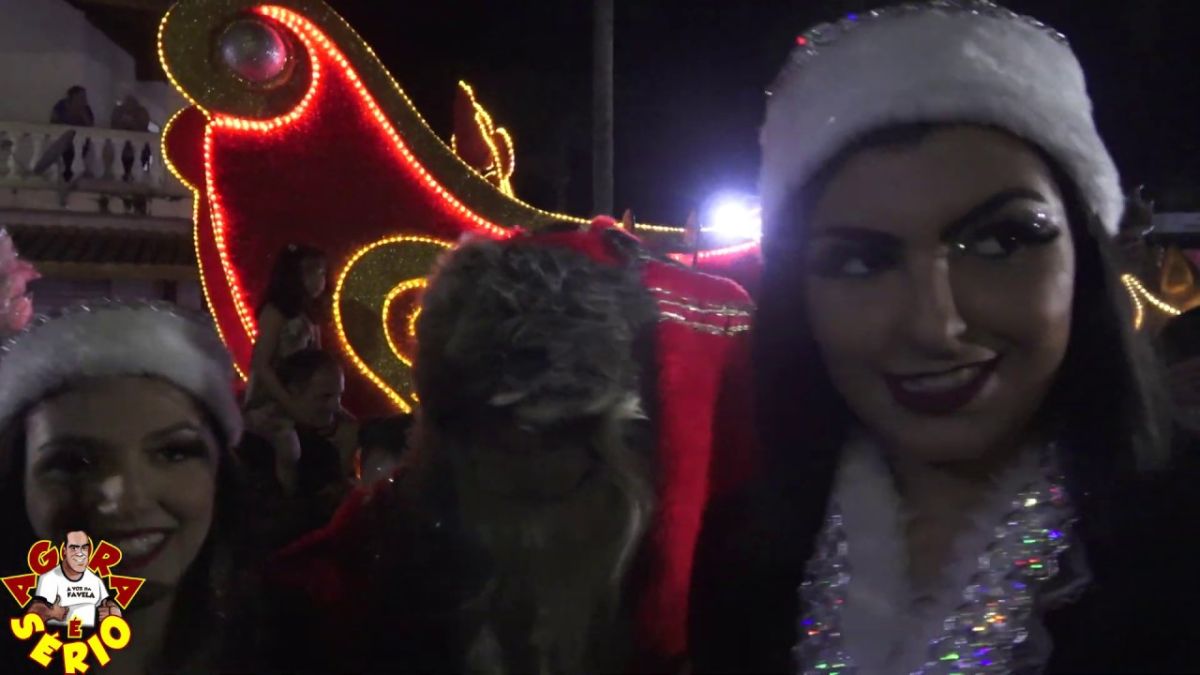 SÃO LOURENÇO DA SERRA FESTA DE NATAL 2018 PREFEITO ARIZINHO CHEGADA DO PAPAI NOEL
