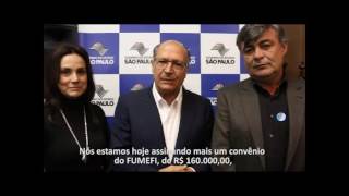 SÃO LOURENÇO DA SERRA GOVERNADOR GERALDO ALCKIMIN E PREFEITO FERNANDÃO CRECHE DOS CAROLINOS