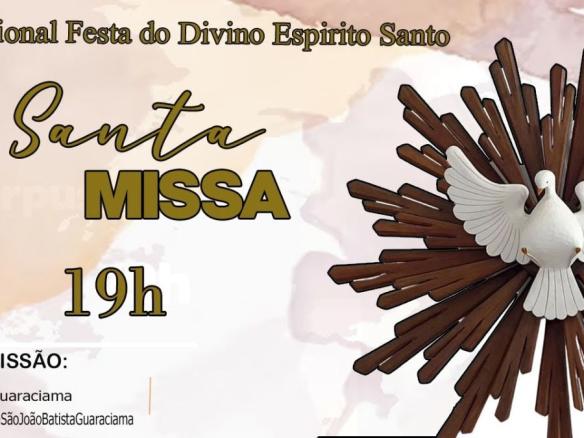Tradicional festa do Divino Espirito Santo/Santa Missa / Padre Oliveira