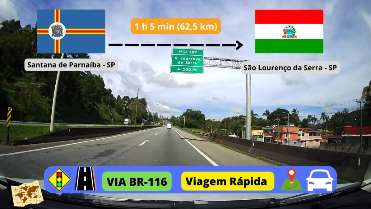 Viagem Rápida | SP-270 | Santana de Parnaíba x São Lourenço da Serra, São Paulo