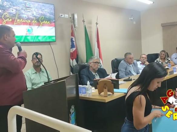 ZELÃO É O NOVO PRESIDENTE DA CÂMARA DE SÃO LOURENÇO DA SERRA 2023 A 2024