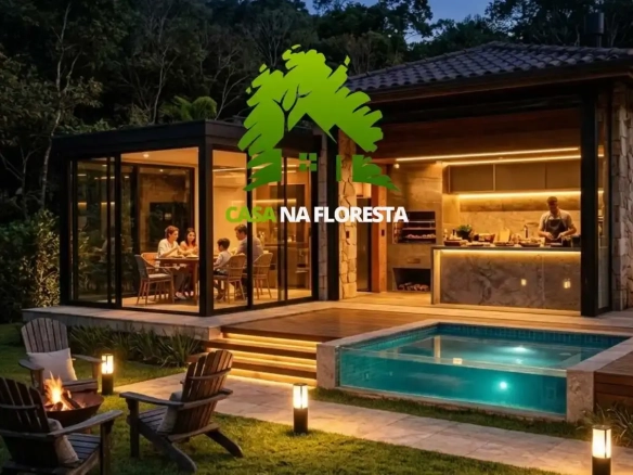 Casa na Floresta Imóveis Sítios e Chácaras - Lazer veraneio